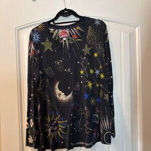 Johnny Was Celestial Swing Tshirt